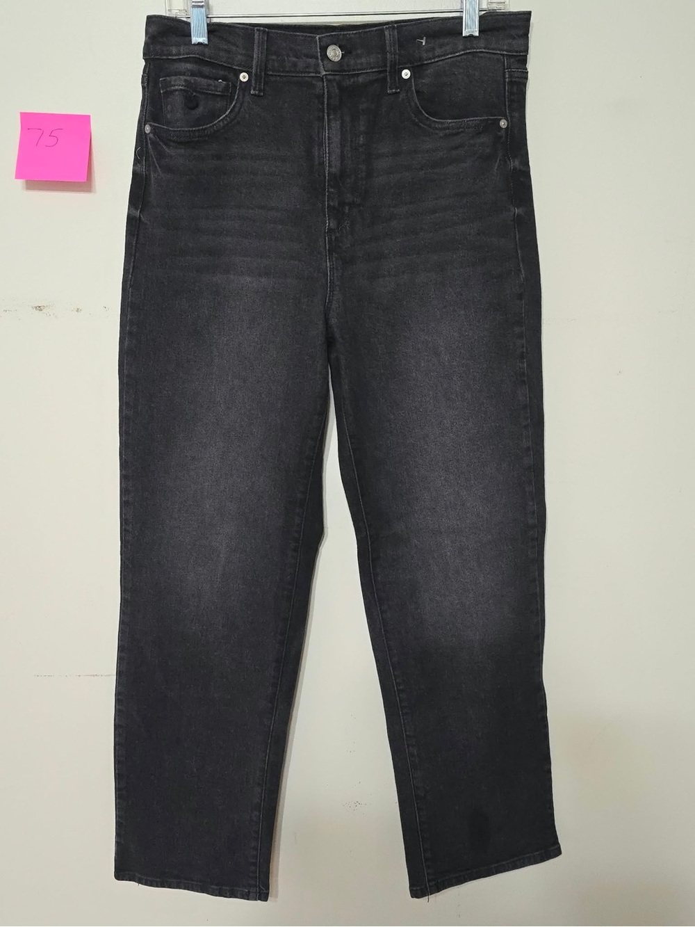 Gloria Vanderbilt Women's Black Straight Leg Jeans Size 8 New Without Tags